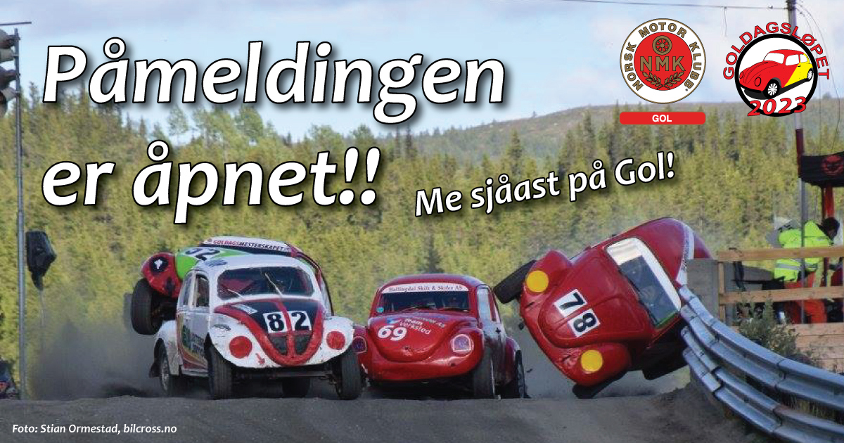PÅMELDING TIL GOLDAGSLØPET ER ÅPNET
